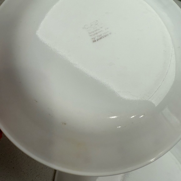 Vintage Corelle Dessert Bread and Butter Plates Burgundy Rose 1990s Set of 3 - Picture 5 of 8